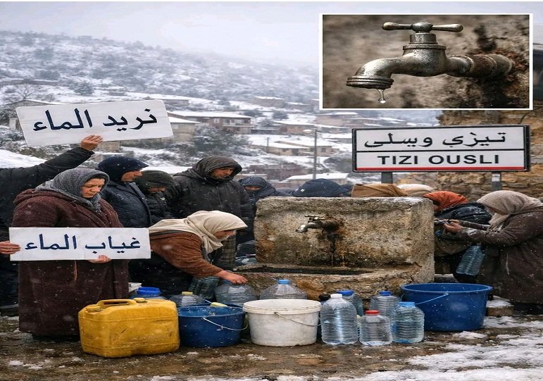 L'eau potable est coupée à "Tizi Ouasli" pour le quatrième jour consécutif